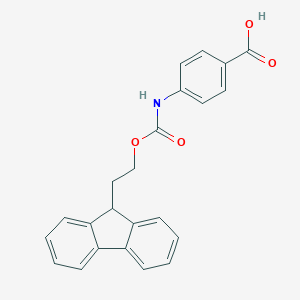 molecular formula C23H19NO4 B130063 N-(9H-Fluoren-9-ylethoxycarbonyl)-4-aminobenzoic acid CAS No. 150256-47-6