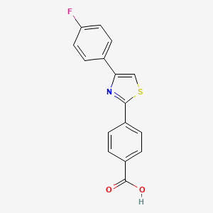 4-[4-(4-fluorophenyl)-1,3-thiazol-2-yl]benzoic Acid