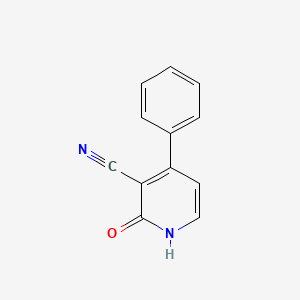 molecular formula C12H8N2O B1300649 2-Hydroxy-4-phenyl-nicotinonitrile CAS No. 14045-37-5