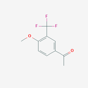 molecular formula C10H9F3O2 B130070 4'-Methoxy-3'-(trifluoromethyl)acetophenone CAS No. 149105-10-2