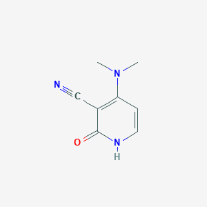 molecular formula C8H9N3O B1300702 4-(Dimethylamino)-2-oxo-1,2-dihydropyridine-3-carbonitrile CAS No. 62321-91-9