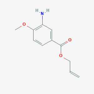 molecular formula C11H13NO3 B130071 Allyl 3-amino-4-methoxybenzoate CAS No. 153775-06-5