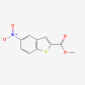 molecular formula C10H7NO4S B1300712 5-硝基苯并[b]噻吩-2-羧酸甲酯 CAS No. 20699-86-9