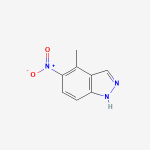 molecular formula C8H7N3O2 B1300716 4-methyl-5-nitro-1H-indazole CAS No. 101420-67-1