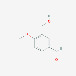 molecular formula C9H10O3 B1300728 3-(Hydroxymethyl)-4-methoxybenzaldehyde CAS No. 76646-42-9