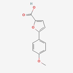 molecular formula C12H10O4 B1300739 5-(4-Methoxyphenyl)-2-furoic acid CAS No. 52938-99-5
