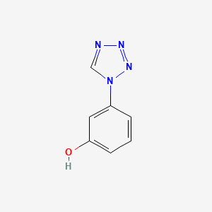 molecular formula C7H6N4O B1300742 3-(1H-四唑-1-基)酚 CAS No. 125620-16-8