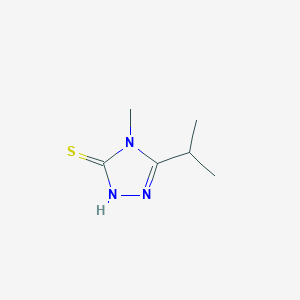 molecular formula C6H11N3S B1300744 5-isopropyl-4-methyl-4H-1,2,4-triazole-3-thiol CAS No. 588680-36-8