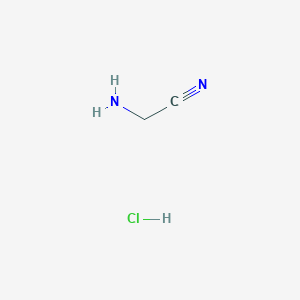 molecular formula C2H5ClN2 B130078 Aminoacetonitrile hydrochloride CAS No. 6011-14-9