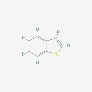 molecular formula C8H6S B130079 Benzo[b]thiophene-D6 CAS No. 1444206-31-8