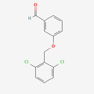 B1300801 3-[(2,6-Dichlorobenzyl)oxy]benzaldehyde CAS No. 328062-72-2