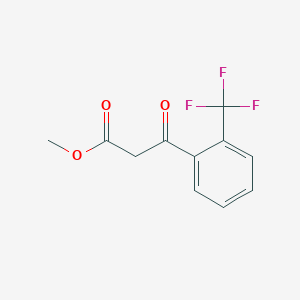molecular formula C11H9F3O3 B1300815 Methyl 2-trifluoromethylbenzoylacetate CAS No. 212755-77-6