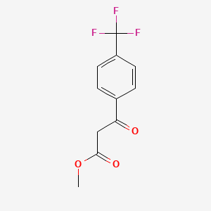 molecular formula C11H9F3O3 B1300816 4-(三氟甲基)苯甲酰乙酸甲酯 CAS No. 212755-76-5