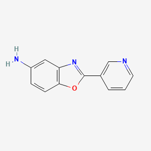 molecular formula C12H9N3O B1300818 2-Pyridin-3-yl-benzooxazol-5-ylamine CAS No. 61382-21-6