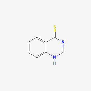 molecular formula C8H6N2S B1300822 quinazoline-4-thiol CAS No. 3337-86-8