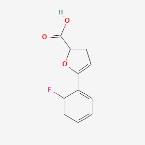 molecular formula C11H7FO3 B1300832 5-(2-Fluorophenyl)furan-2-carboxylic acid CAS No. 353761-02-1