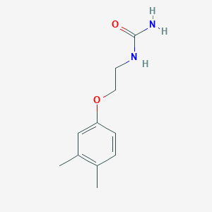 molecular formula C11H16N2O2 B13008630 1-(2-(3,4-Dimethylphenoxy)ethyl)urea 