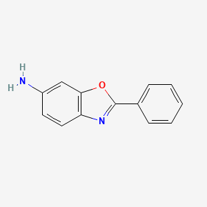 molecular formula C13H10N2O B1300868 2-Phenyl-1,3-benzoxazol-6-amine CAS No. 53421-88-8