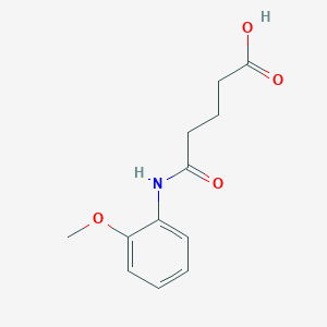 molecular formula C12H15NO4 B1300869 4-(2-Methoxy-phenylcarbamoyl)-butyric acid CAS No. 401629-34-3