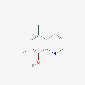 molecular formula C11H11NO B1300873 5,7-Dimethyl-8-hydroxyquinoline CAS No. 37873-29-3