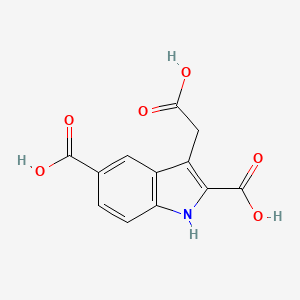 3-(carboxymethyl)-1H-indole-2,5-dicarboxylic acid