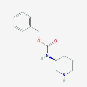molecular formula C13H18N2O2 B1300885 (S)-benzyl piperidin-3-ylcarbamate CAS No. 478646-33-2