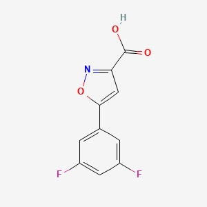5-(3,5-difluorophenyl)-1,2-oxazole-3-carboxylic Acid