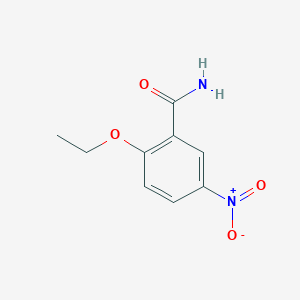 molecular formula C9H10N2O4 B13008940 2-Ethoxy-5-nitrobenzamide CAS No. 59263-63-7