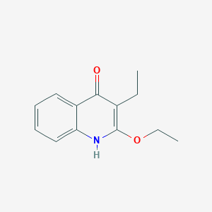 molecular formula C13H15NO2 B013009 2-Ethoxy-3-ethylquinolin-4-ol CAS No. 105677-48-3