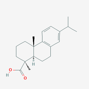 molecular formula C₂₀H₂₈O₂ B130090 Dehydroabietic acid CAS No. 1740-19-8