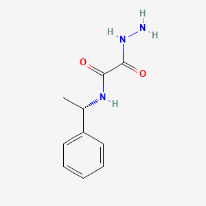 (S)-2-Hydrazinyl-2-oxo-N-(1-phenylethyl)acetamide