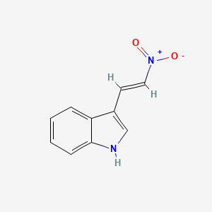 molecular formula C10H8N2O2 B1300925 3-(2-Nitrovinyl)-1H-indole CAS No. 3156-51-2