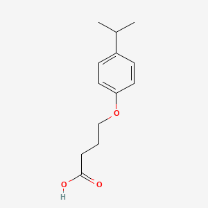 molecular formula C13H18O3 B1300935 4-[4-(Propan-2-yl)phenoxy]butanoic acid CAS No. 87411-32-3
