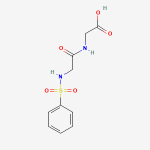 (2-Benzenesulfonylamino-acetylamino)acetic acid