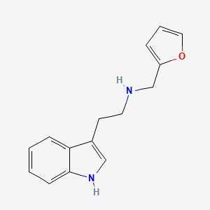 molecular formula C15H16N2O B1300945 Furan-2-ylmethyl-[2-(1H-indol-3-yl)-ethyl]-amine CAS No. 77960-15-7
