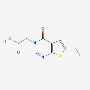 (6-Ethyl-4-oxo-4H-thieno[2,3-d]pyrimidin-3-yl)-acetic acid