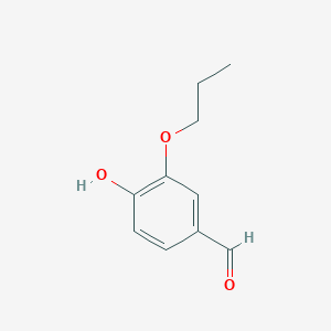 molecular formula C10H12O3 B1300968 4-Hydroxy-3-propoxybenzaldehyde CAS No. 110943-74-3