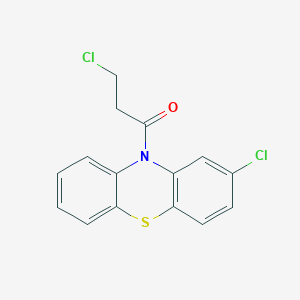 3-Chloro-1-(2-chloro-phenothiazin-10-yl)-propan-1-one