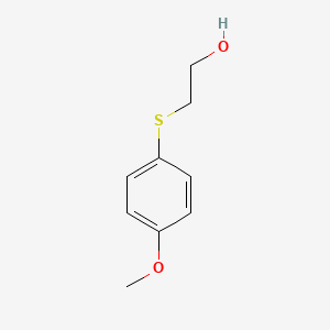 molecular formula C9H12O2S B1300978 Ethanol, 2-[(4-methoxyphenyl)thio]- CAS No. 13290-19-2