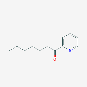 molecular formula C12H17NO B1300979 1-(Pyridin-2-yl)heptan-1-one CAS No. 60975-82-8