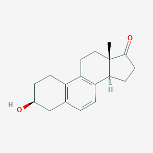 molecular formula C18H22O2 B130099 (3S,13S,14S)-3-hydroxy-13-methyl-2,3,4,11,12,14,15,16-octahydro-1H-cyclopenta[a]phenanthren-17-one CAS No. 567-12-4