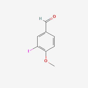 molecular formula C8H7IO2 B1300997 3-Iodo-4-methoxybenzaldehyde CAS No. 2314-37-6