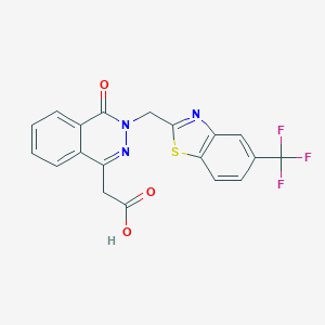molecular formula C19H12F3N3O3S B013010 Zopolrestat CAS No. 110703-94-1