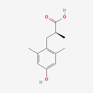 molecular formula C12H16O3 B1301002 (S)-3-(4-Hydroxy-2,6-dimethyl-phenyl)-2-methyl-propionic acid CAS No. 332186-76-2