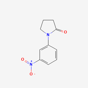 molecular formula C10H10N2O3 B1301005 1-(3-硝基苯基)吡咯烷-2-酮 CAS No. 61372-79-0