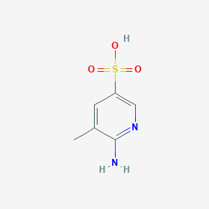 molecular formula C6H8N2O3S B1301012 6-Amino-5-methylpyridine-3-sulfonic acid CAS No. 40741-48-8