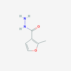 molecular formula C6H8N2O2 B1301015 2-Methylfuran-3-carbohydrazide CAS No. 315672-60-7