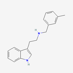 molecular formula C18H20N2 B1301020 [2-(1H-Indol-3-yl)-ethyl]-(3-methyl-benzyl)-amine CAS No. 436099-76-2