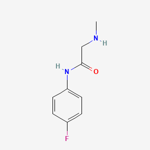 molecular formula C9H11FN2O B1301030 N-(4-fluorophenyl)-2-(methylamino)acetamide CAS No. 900641-75-0