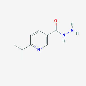 molecular formula C9H13N3O B13010353 6-Isopropylnicotinohydrazide 